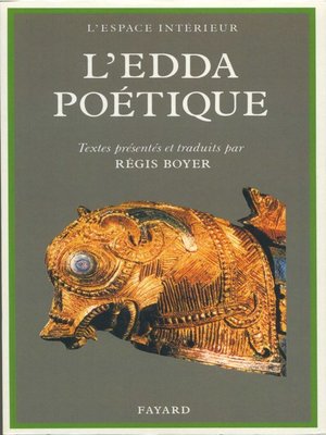 cover image of L'Edda poétique